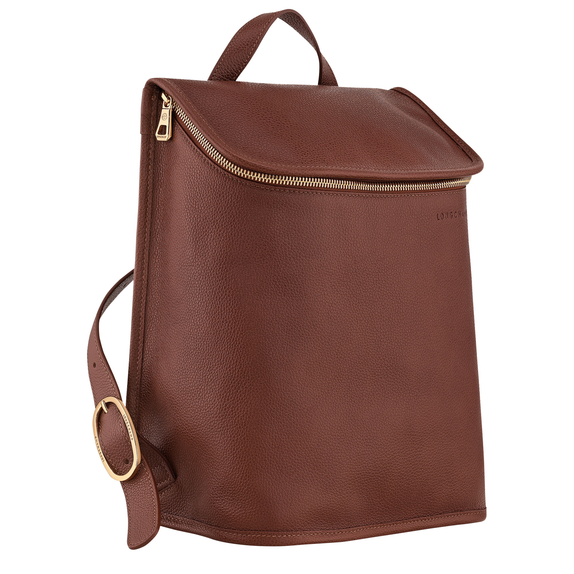 לונגשאמפ תיק גב Le Foulonné חום כהה