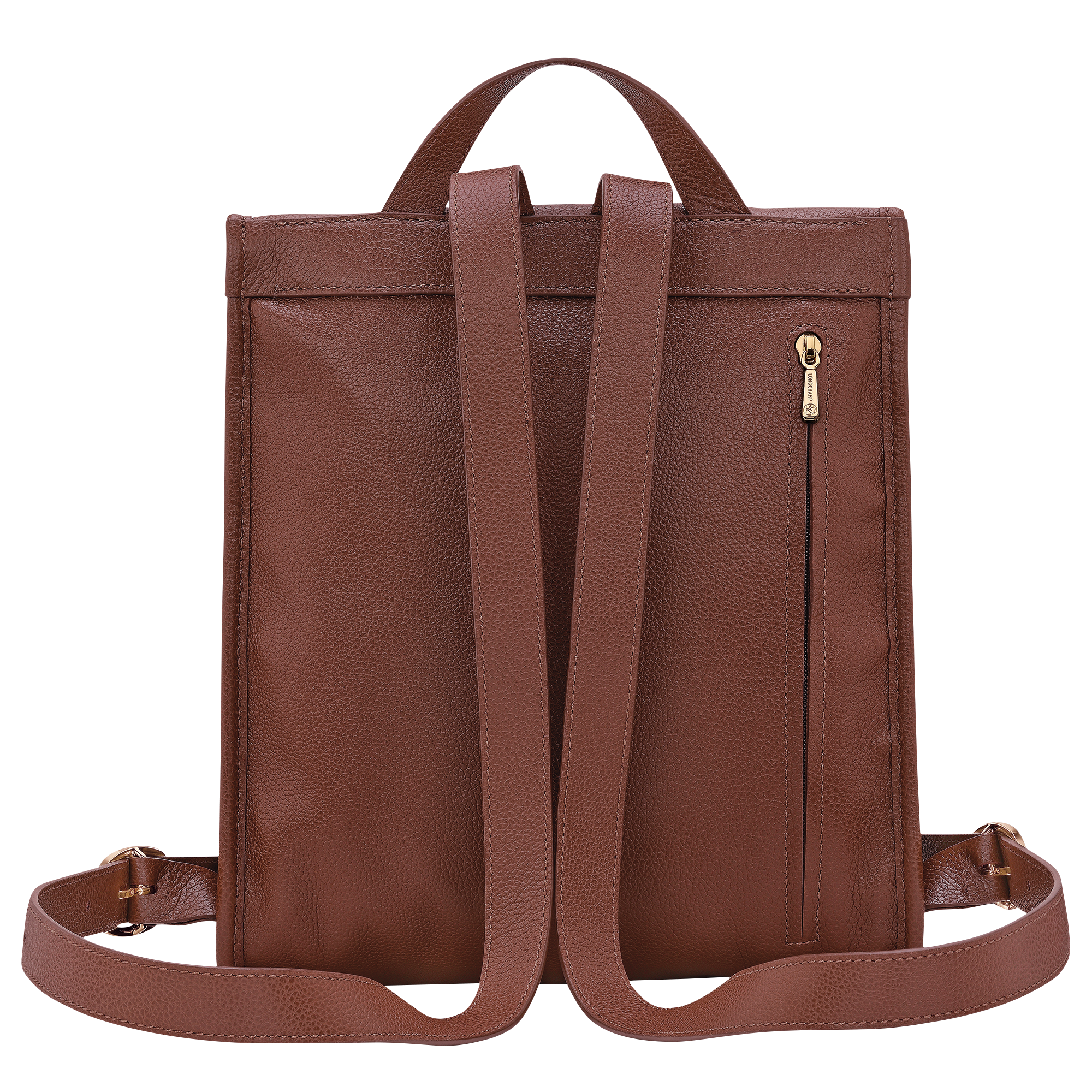 לונגשאמפ תיק גב Le Foulonné חום כהה