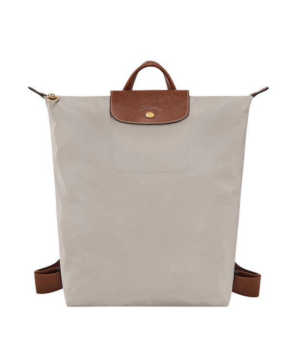 לונגשאמפ תיק גב בינוני Le Pliage Original אפור בהיר - CHOZEN