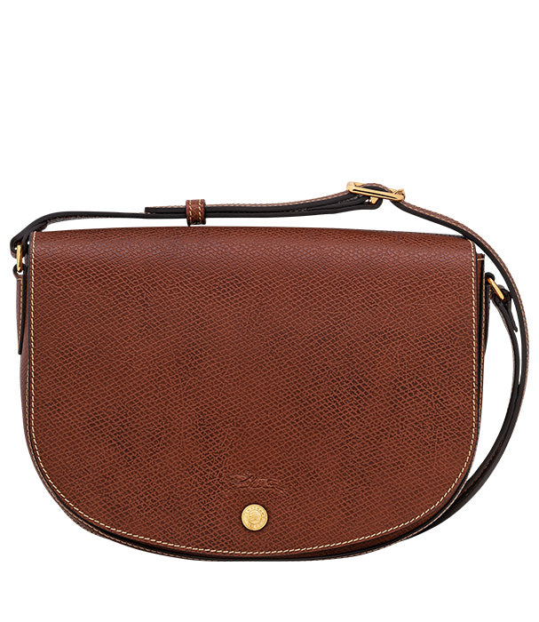 לונגשאמפ תיק צד בינוני מעור Épure חום