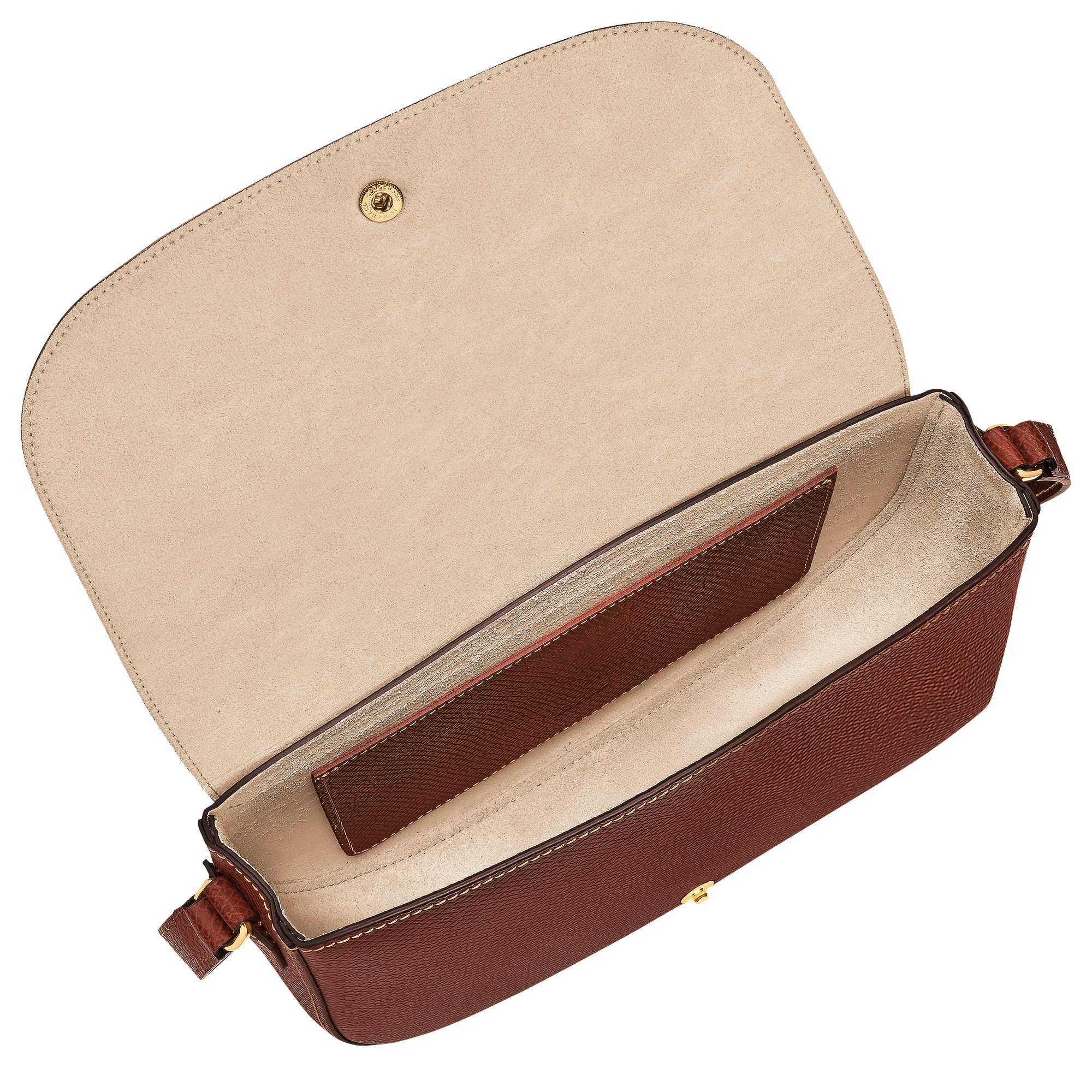 לונגשאמפ תיק צד בינוני מעור Épure חום