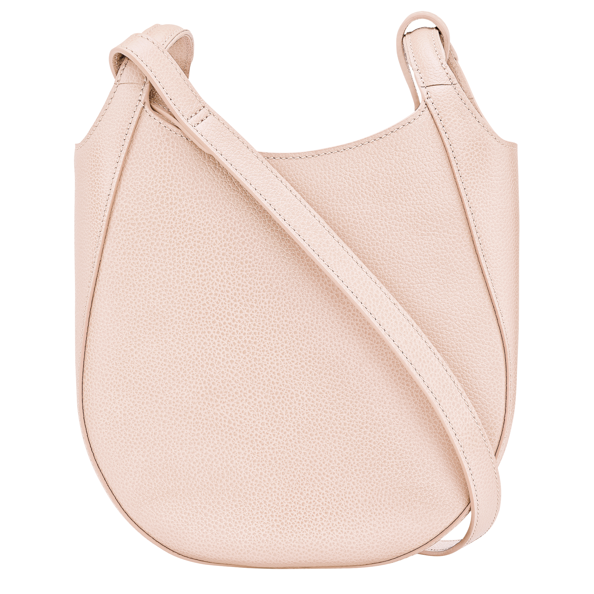 לונגשאמפ תיק צד קטן מעור Le Foulonné קרם