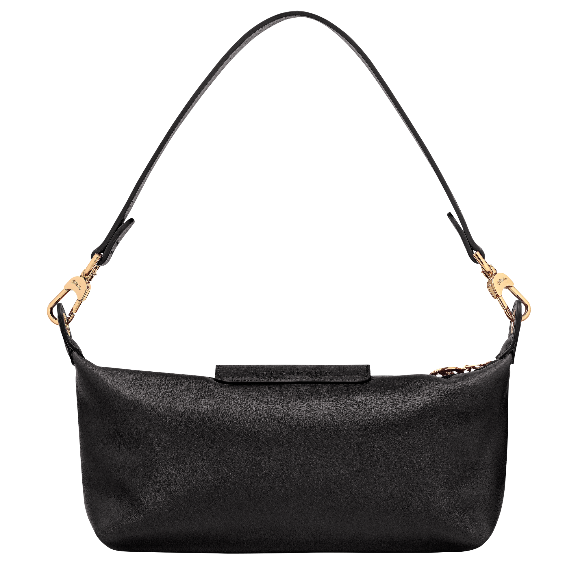 לונגשאמפ תיק כתף קטן מעור Le Pliage Xtra שחור
