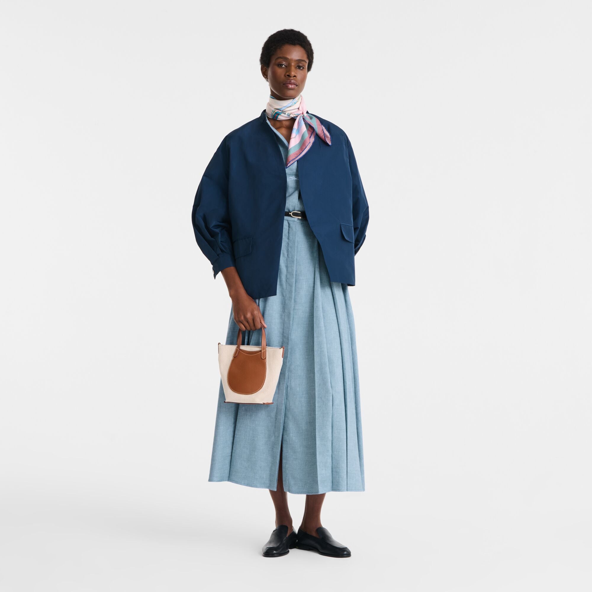 לונגשאמפ תיק צד קטן Complice חום