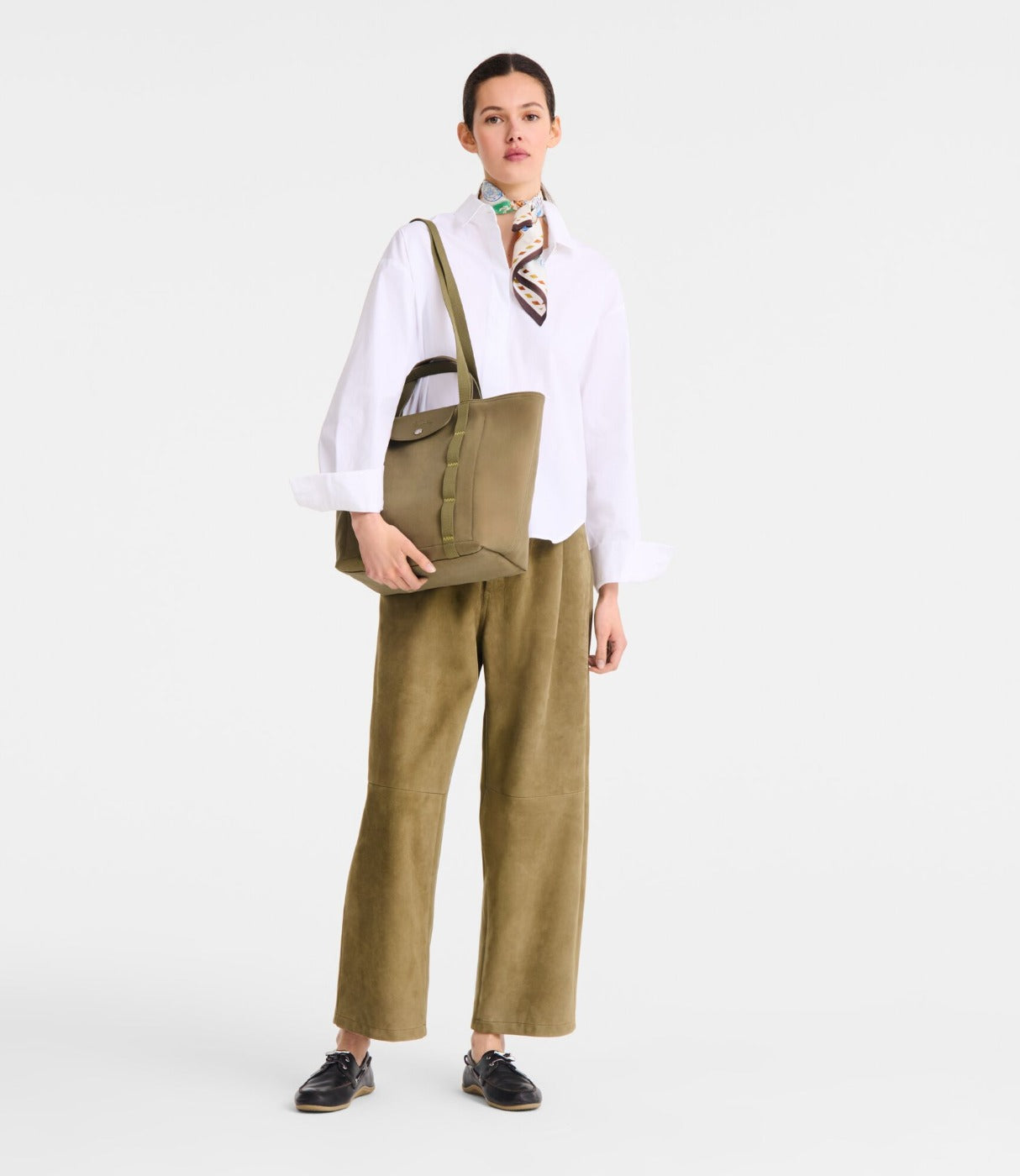 לונגשאמפ תיק כתף בינוני Le Pliage Collection ירוק