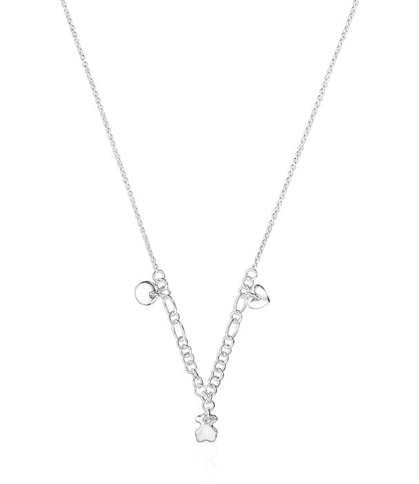 טואוס שרשרת LUAH מכסף עם צ'ארמים