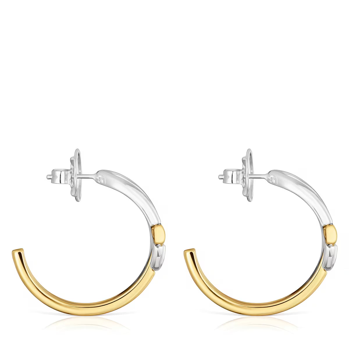 טואוס עגילי חישוק פתוחים MANIFESTO בשני גוונים