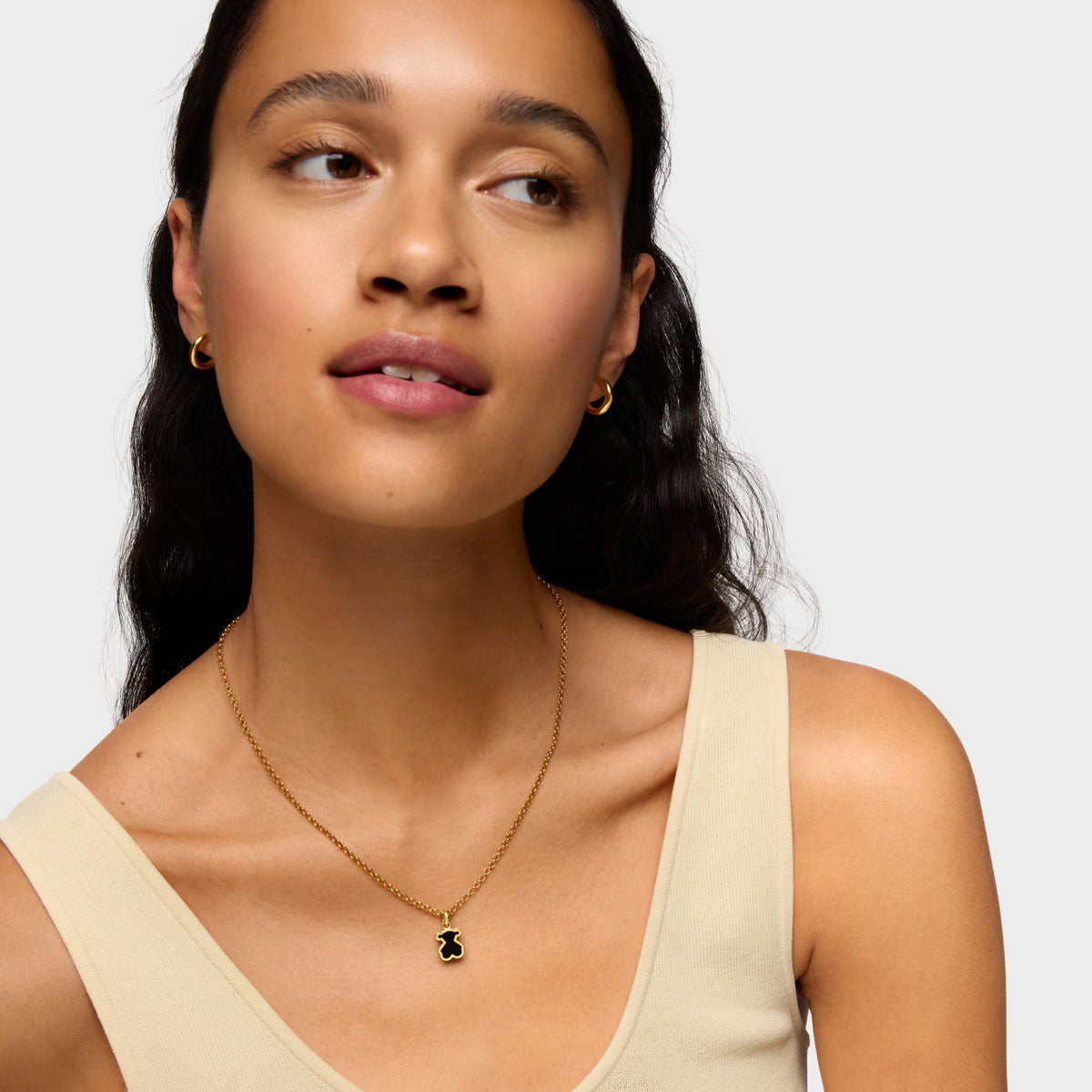 טואוס תליון דובי GALAXY מכסף ועליו זהב 18 קראט