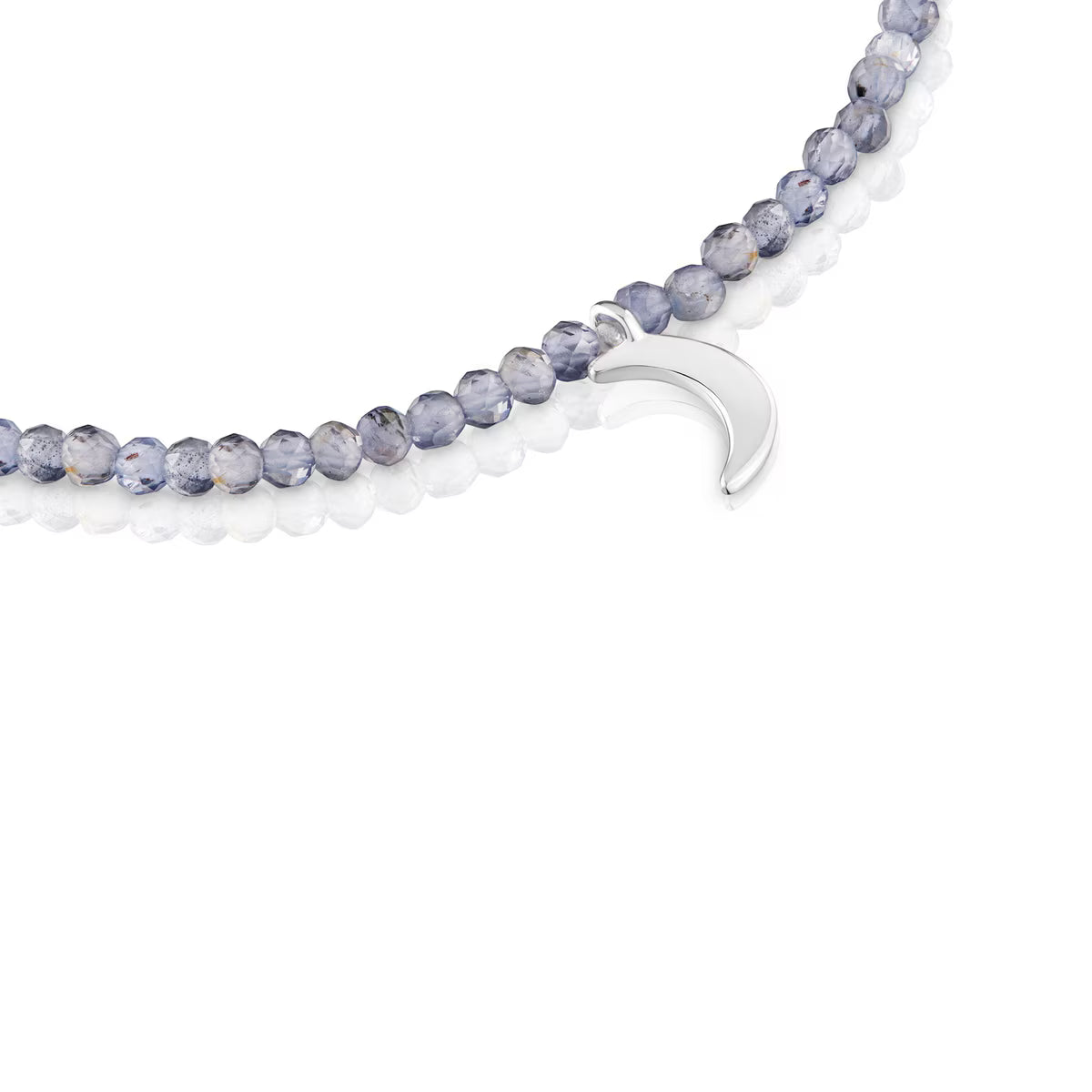 טואוס צמיד אבני חן Motifs בשילוב ירח מכסף