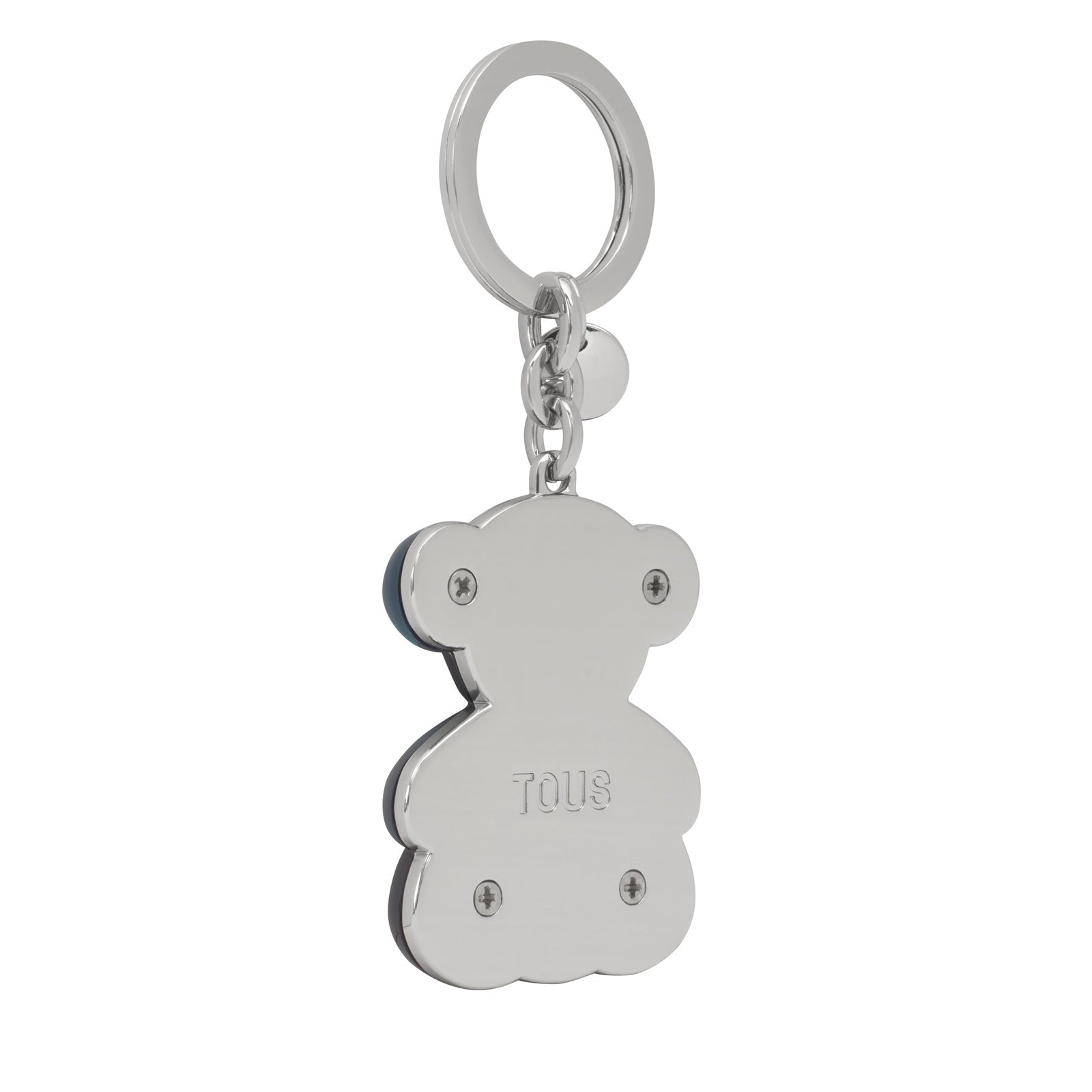 טואוס מחזיק מפתחות שטוח דובי Bold Bear בצבע כחול נייבי