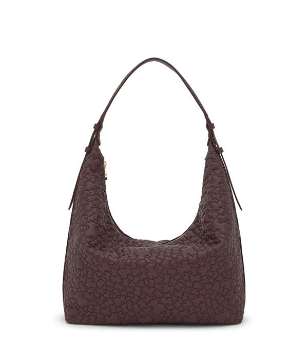 טואוס תיק צד Puffy Bear בצבע בורדו