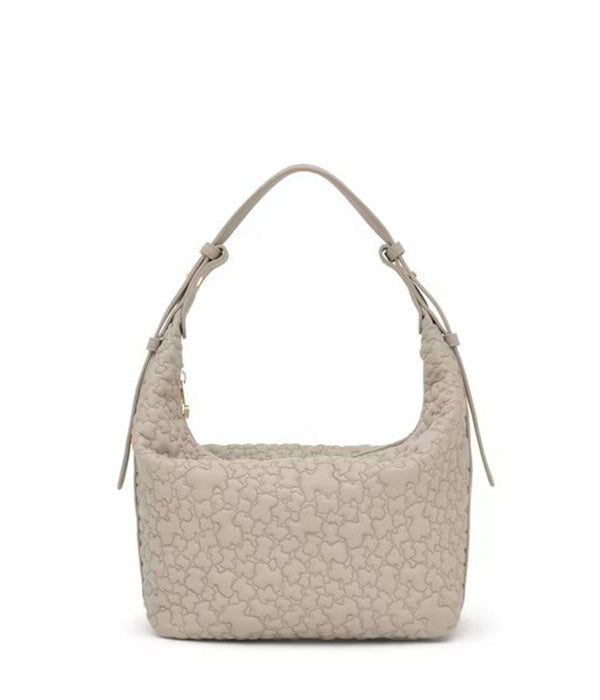 טואוס תיק צד Puffy Bear בצבע אפור