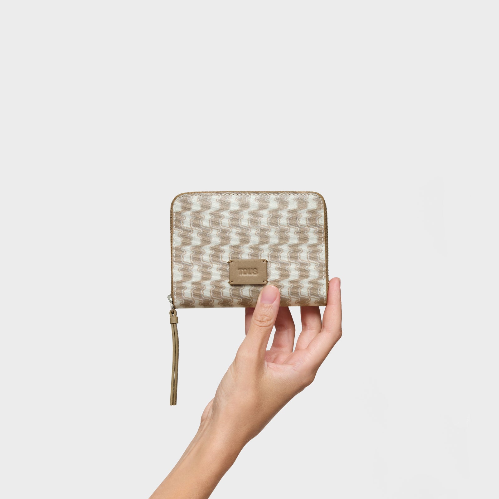 טואוס ארנק Double Way Bear בצבע בז'