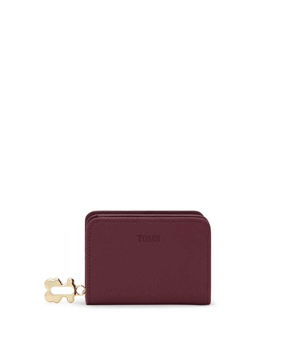 טואוס ארנק Fold בצבע בורדו