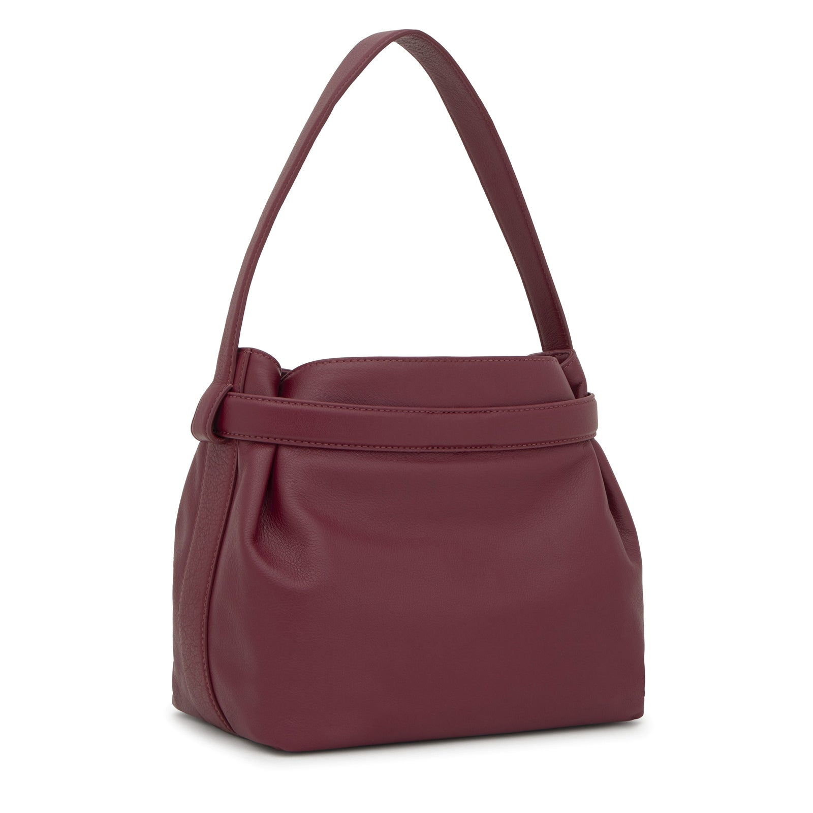 טואוס תיק צד בורדו HOLD עשוי מעור