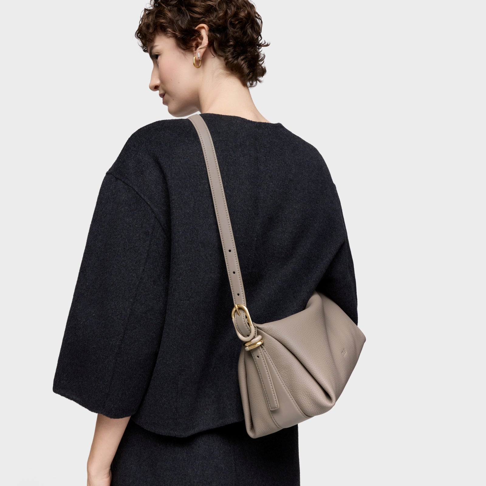 טואוס תיק צד Fold בצבע אפור