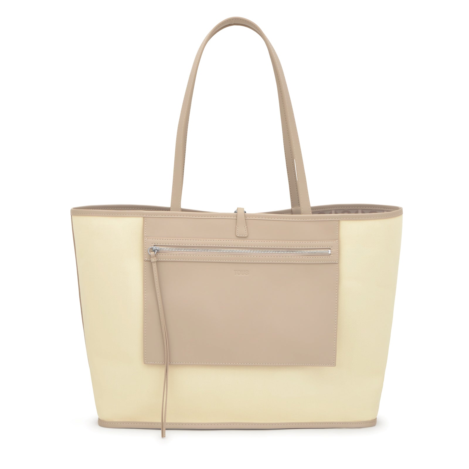 טואוס תיק כתף Manifesto Double Way בצבע בז'