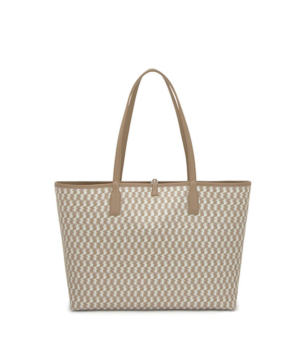 טואוס תיק כתף Double Way Bear בצבע בז'