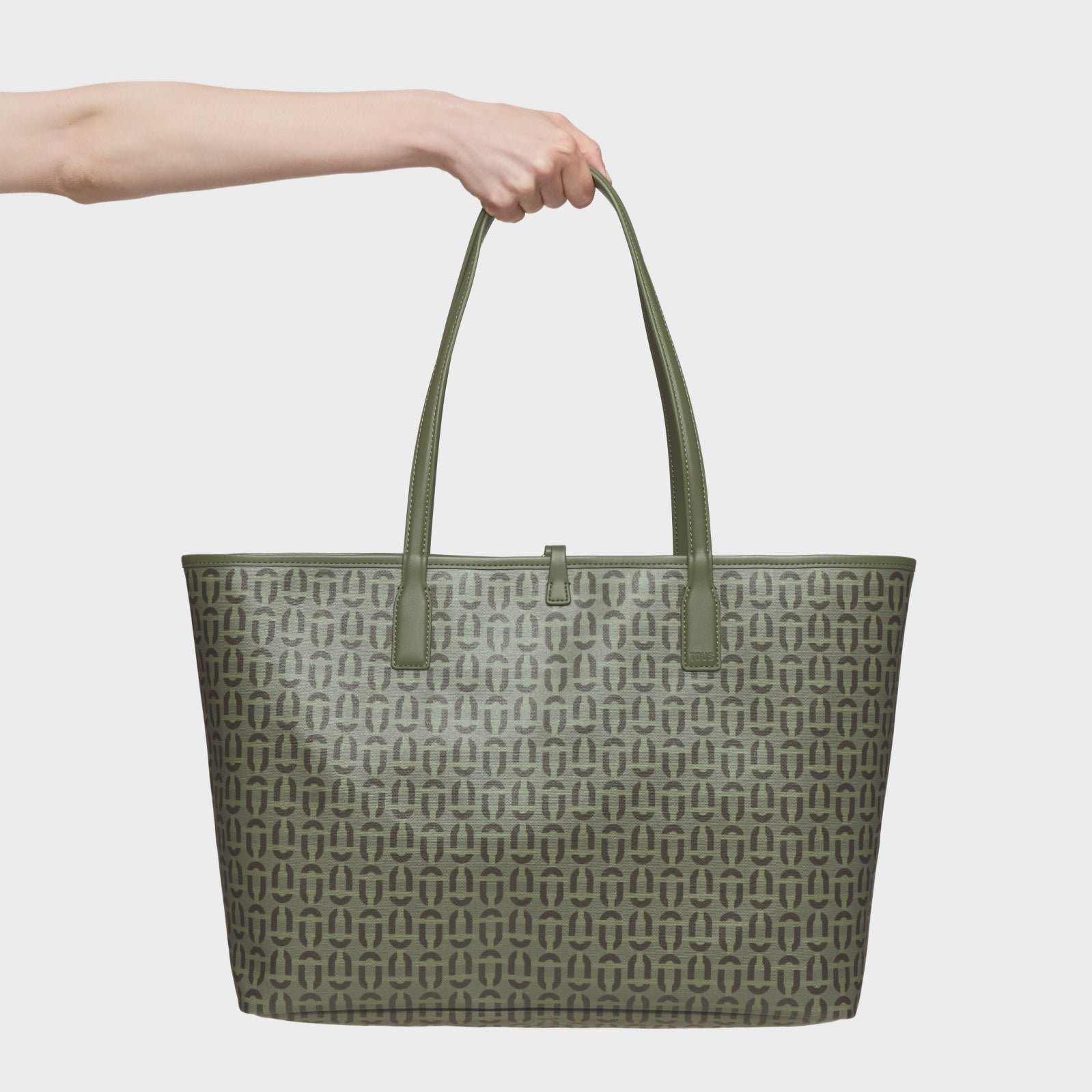 טואוס תיק כתף Manifesto Double Way בצבע חאקי