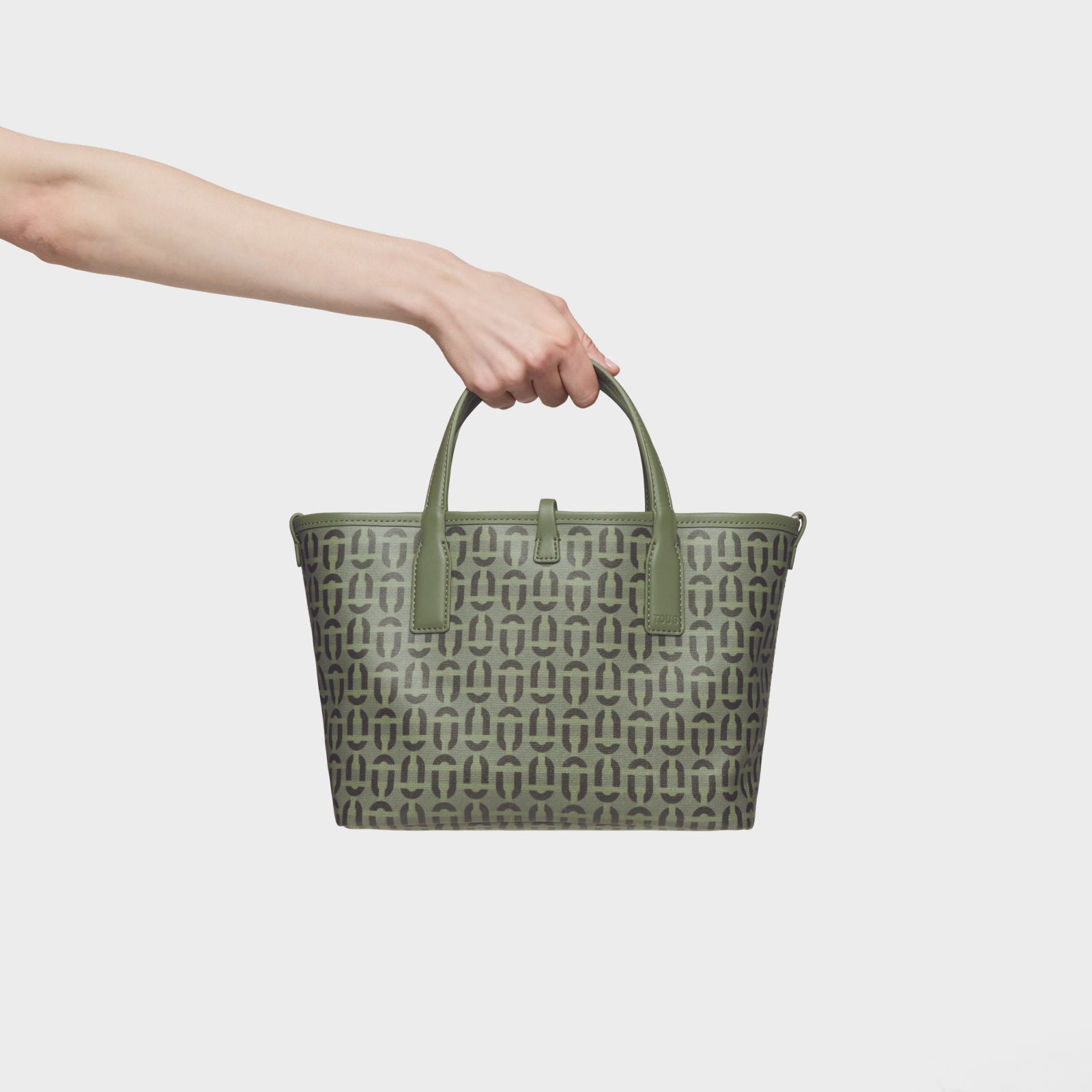 טואוס תיק יד Manifesto Double Way בצבע חאקי