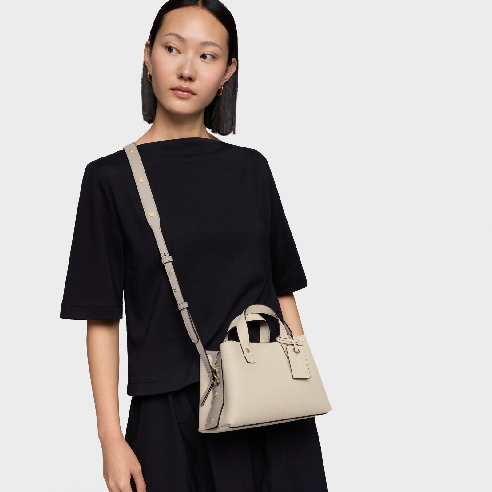 טואוס תיק יד קטן The Citybow בז'