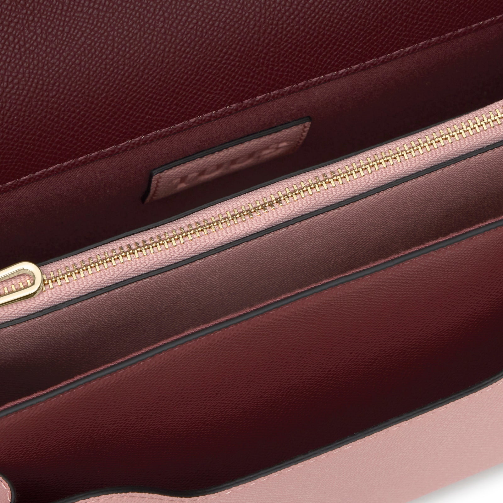 טואוס תיק צד Audree Saffiano בצבע בורדו