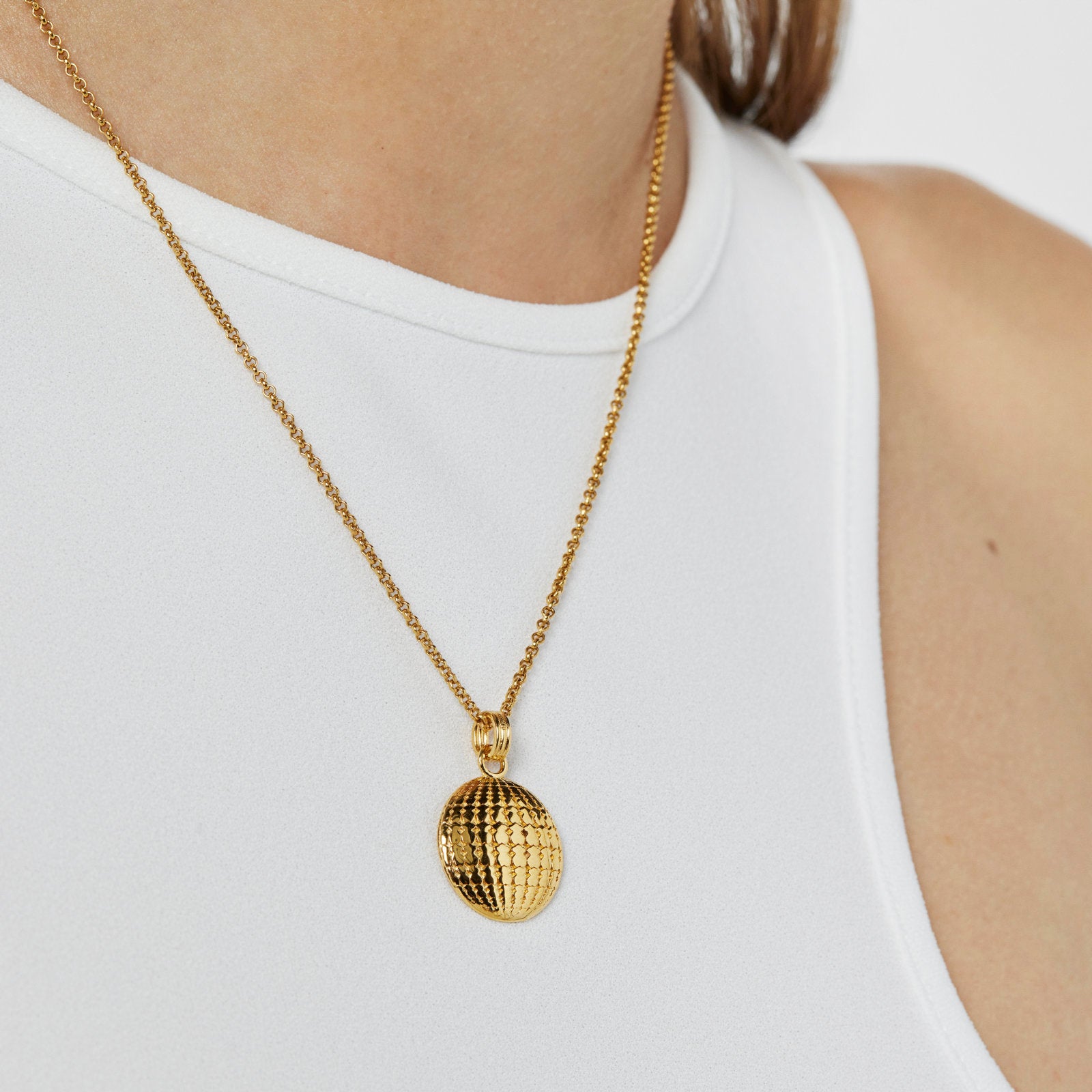 טואוס תליון Beach מכסף ועליו זהב 18 קראט - CHOZEN