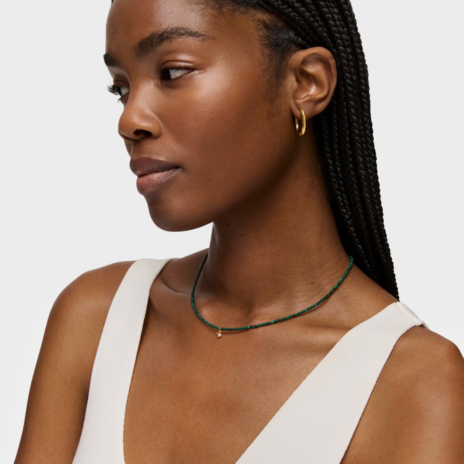 טואוס שרשרת Camille עם אבן מלכיט