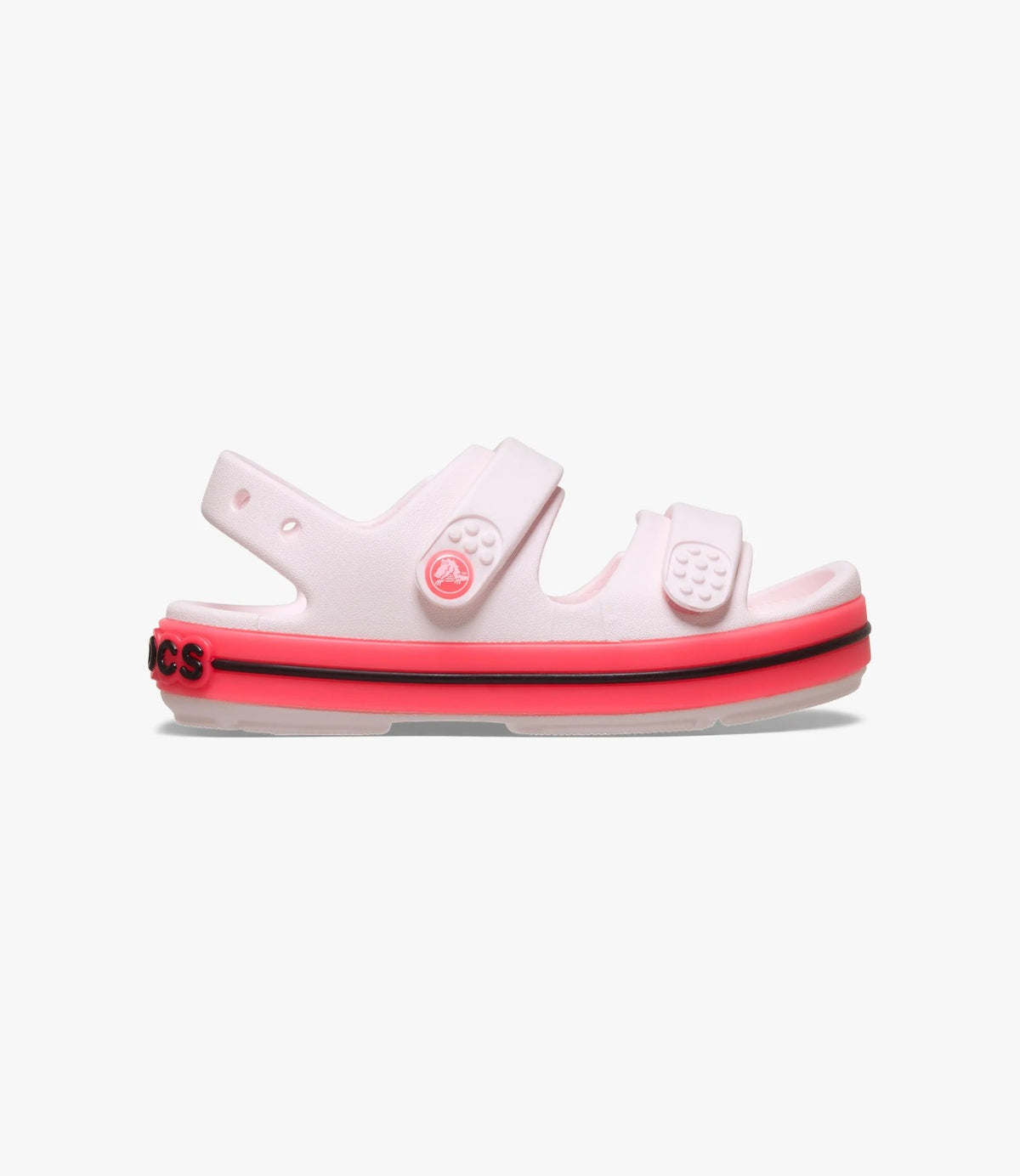 נעל בפרופיל צד המדגיש את רצועות הסקוץ' ולוגו crocs בעקב - CHOZEN