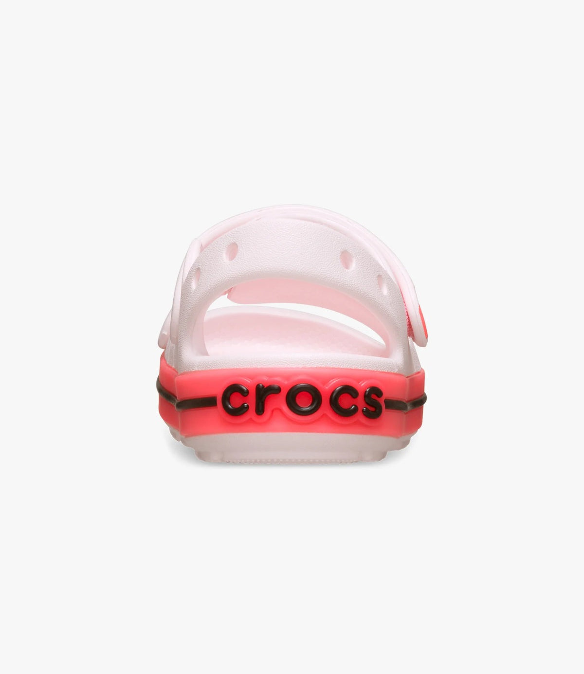 תצוגת עקב אחורית עם לוגו crocs ופס ורוד בסוליה - CHOZEN