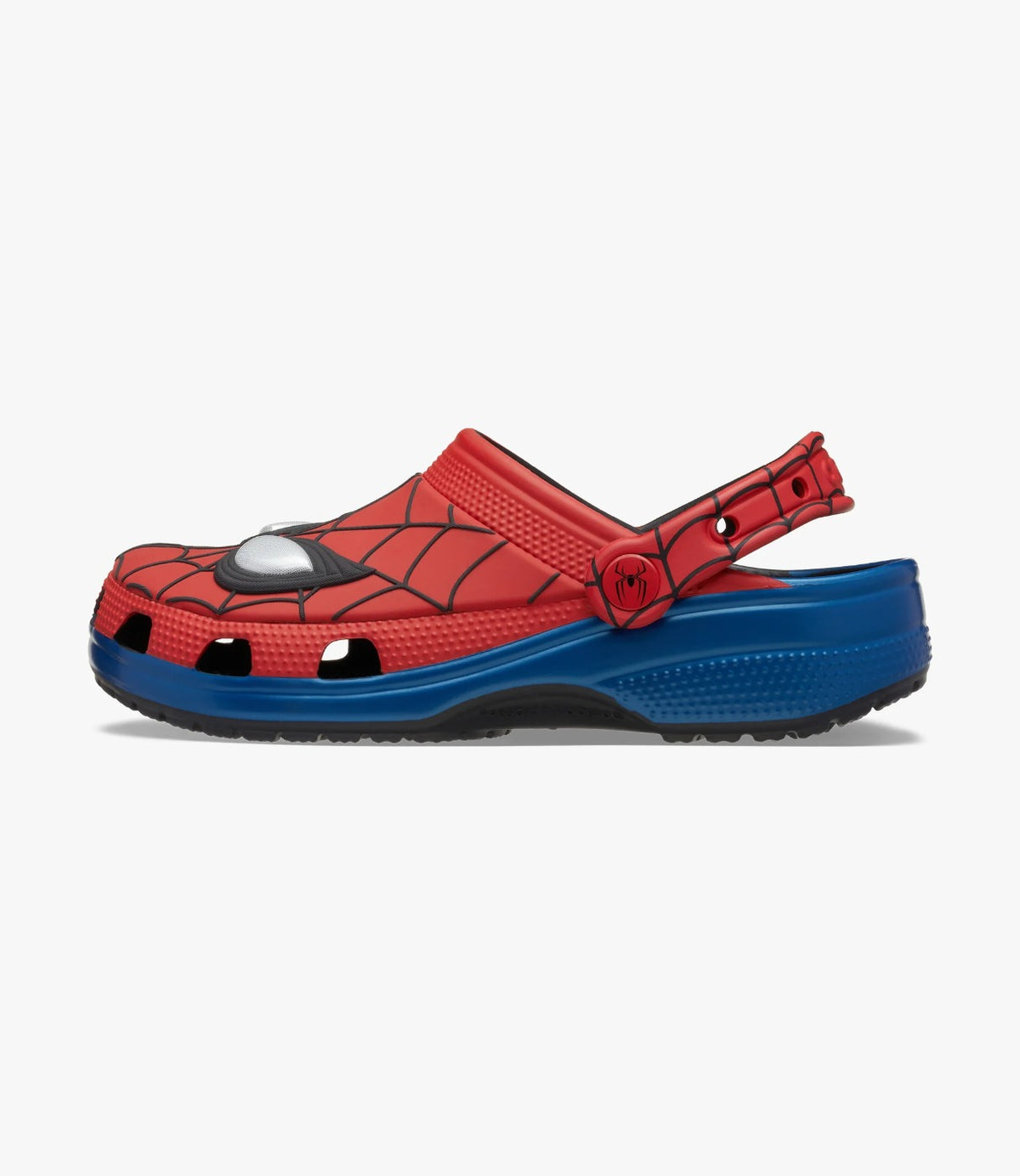 כפכף Spider-Man Classic Clog בצילום צד עם רצועת העקב פתוחה - CHOZEN