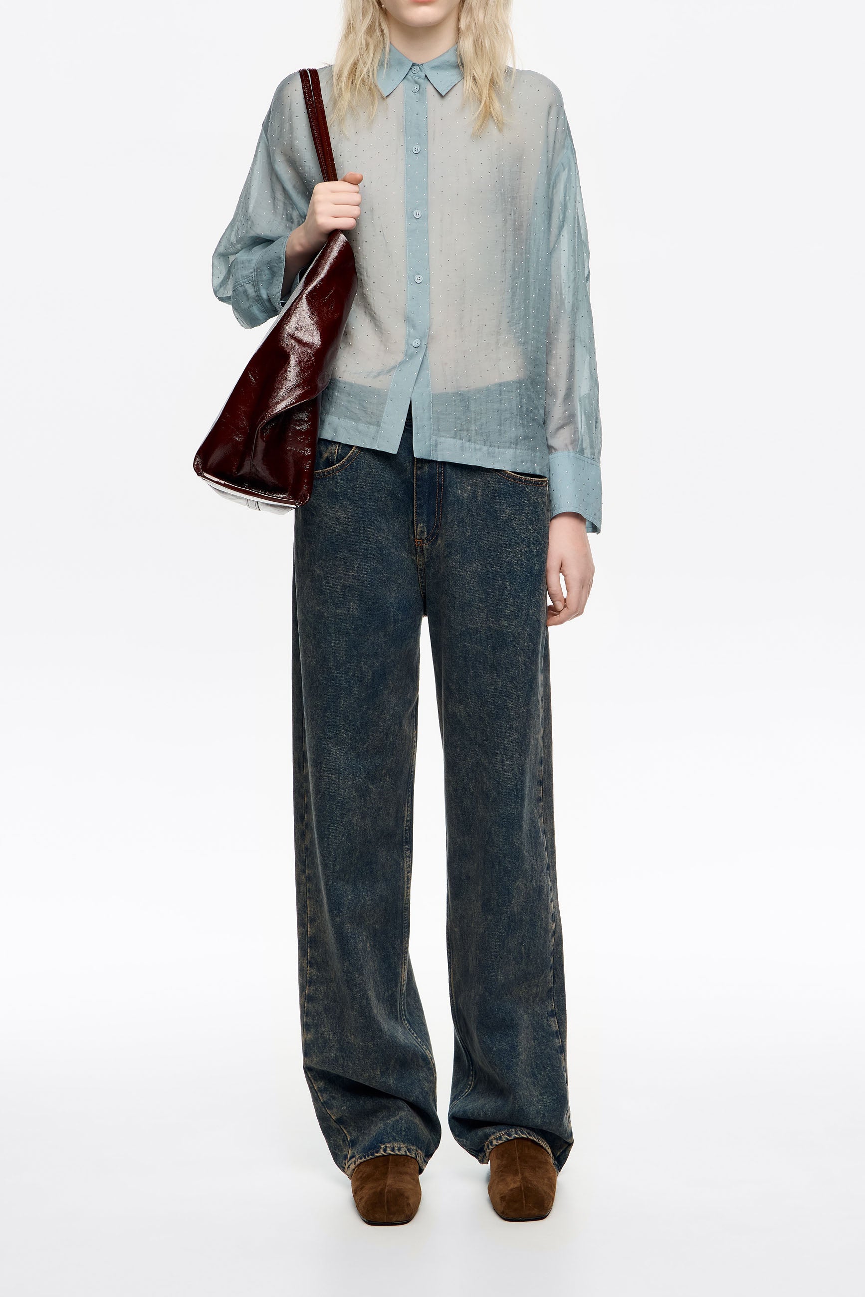 בימבה אי לולה חולצה מכופתרת לנשים