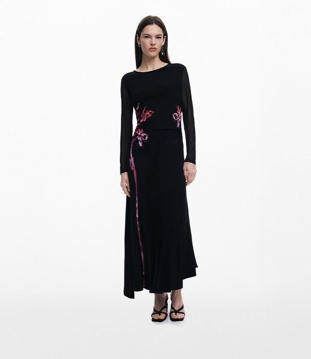 דזיגואל שמלת מקסי לנשים - CHOZEN