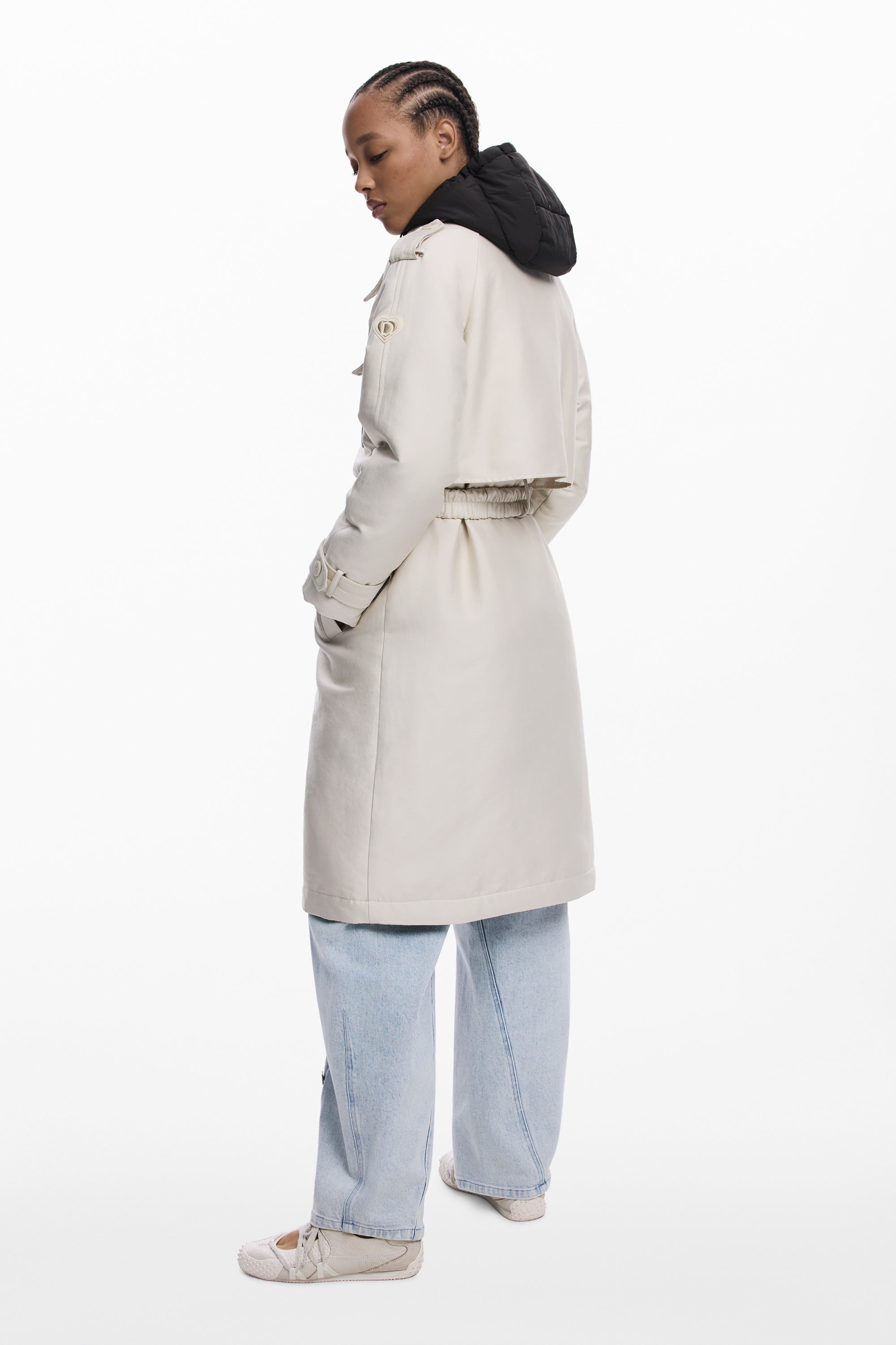 דזיגואל מעיל טרנץ' לנשים