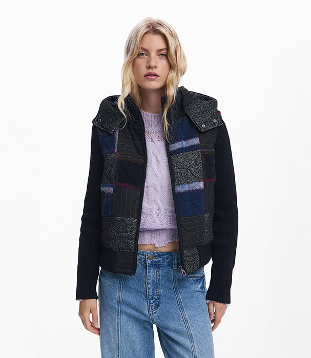 דזיגואל ג'קט מרופד לנשים