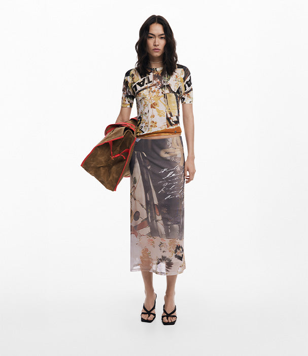 דזיגואל חצאית מידי לנשים