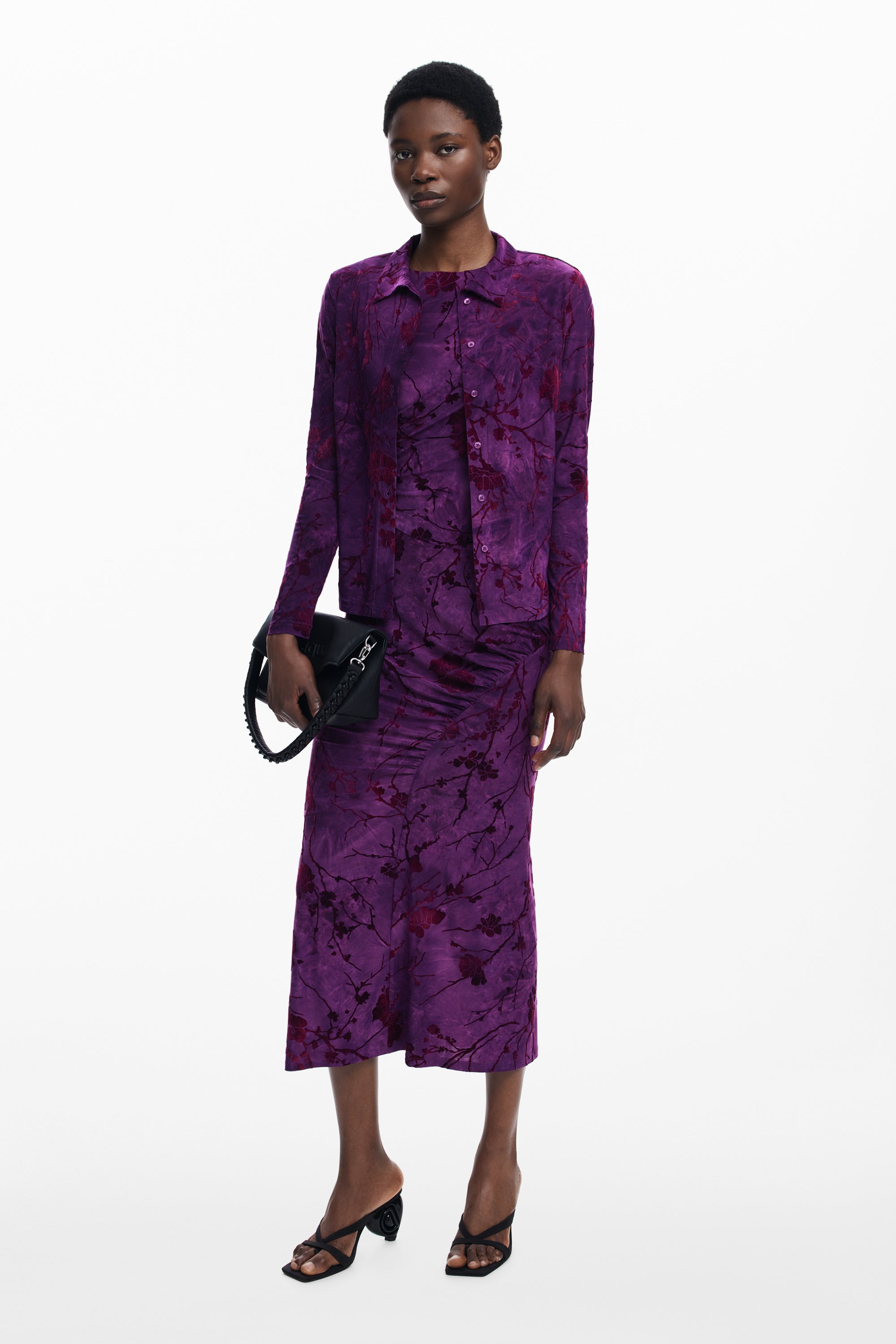 דזיגואל חולצה מכופתרת לנשים