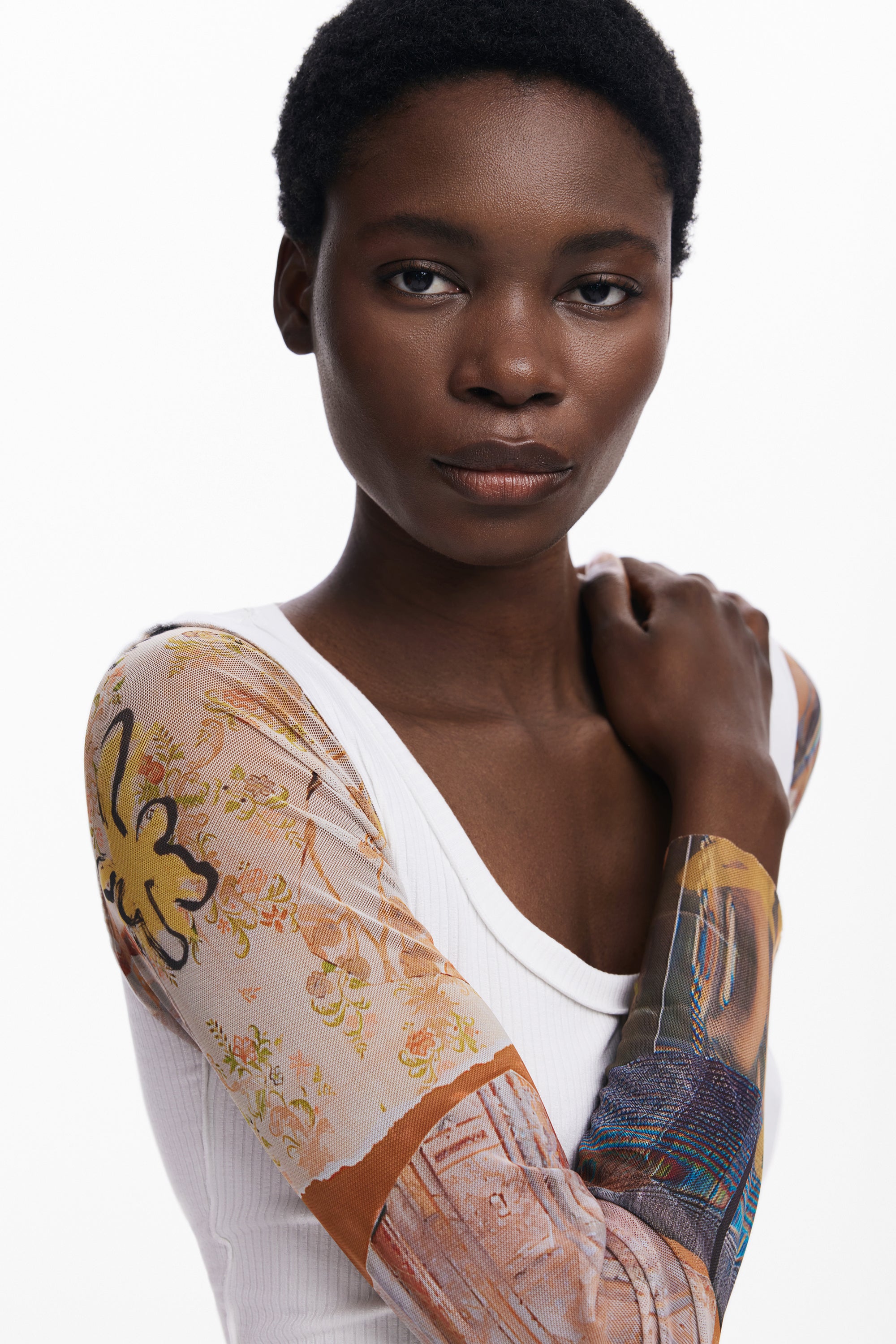 דזיגואל חולצה ארוכה לנשים