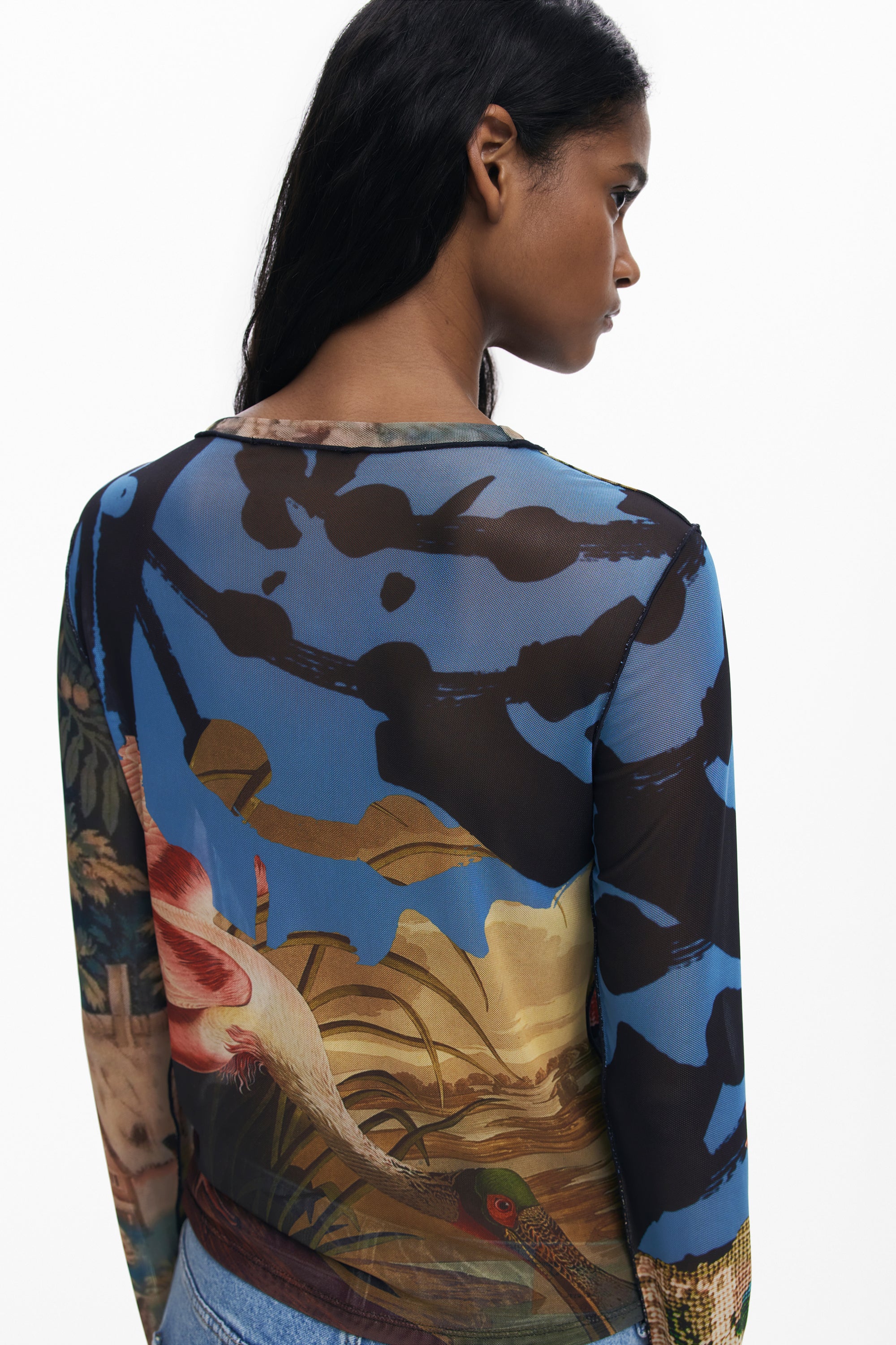 דזיגואל טישירט ארוכה לנשים