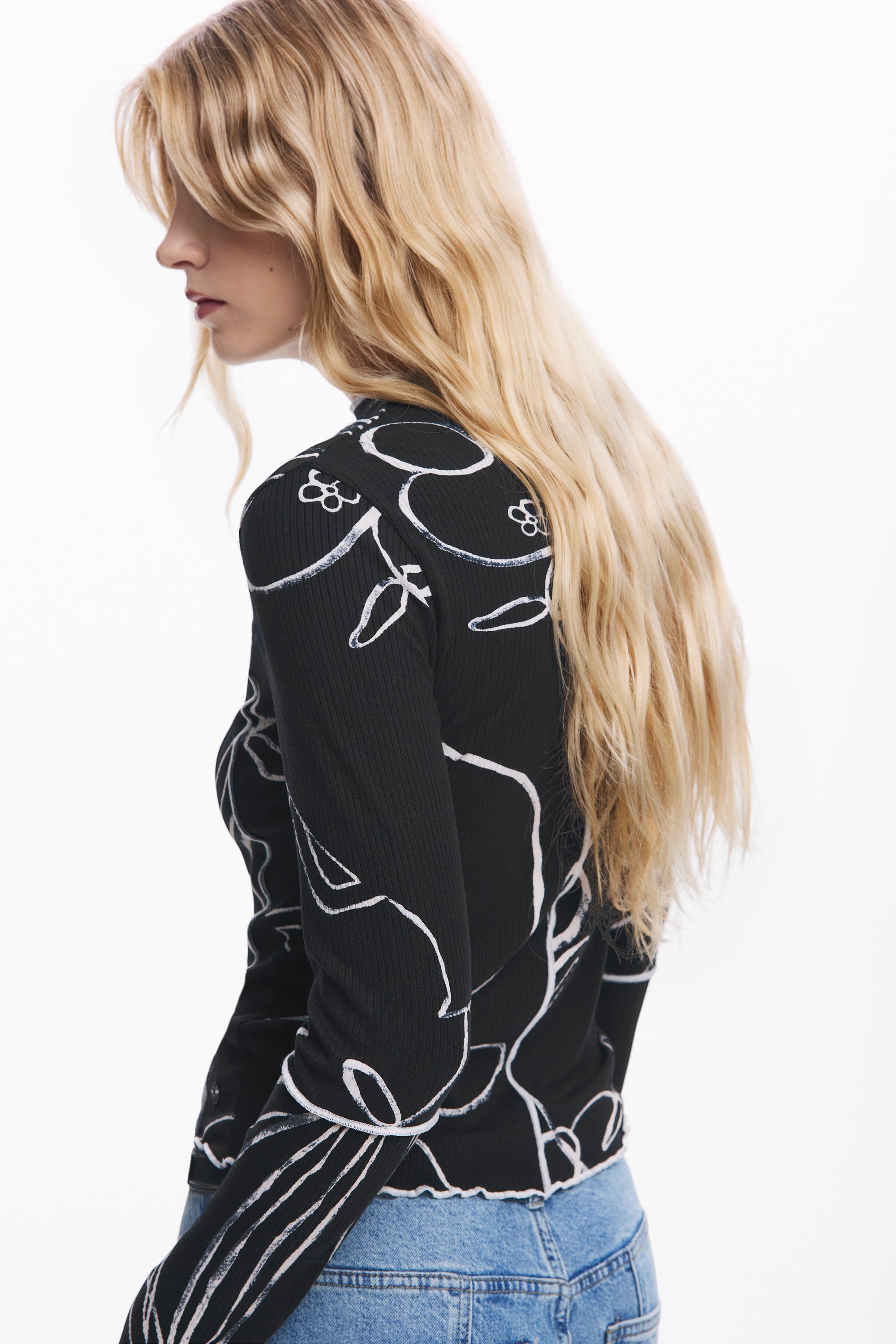 דזיגואל טישירט ארוכה לנשים