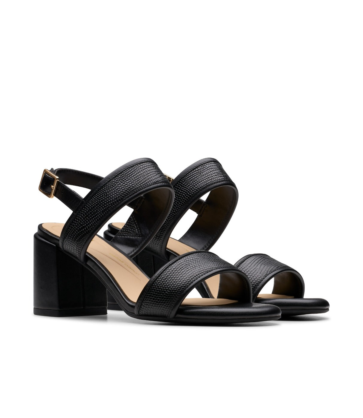 קלארקס נעלי עקב Ezoria Sling לנשים - שחור