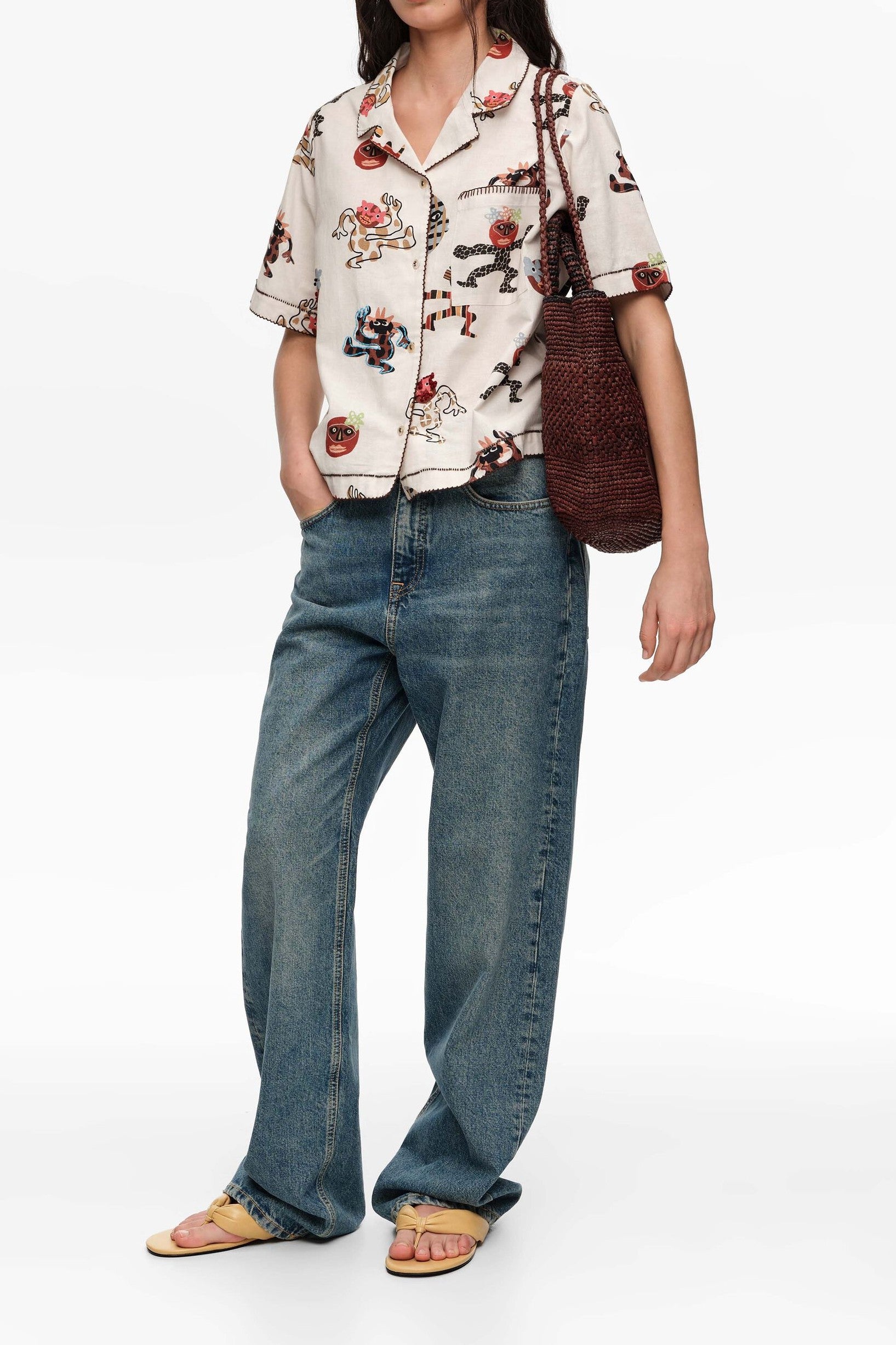 בימבה אי לולה חולצה קצרה לנשים