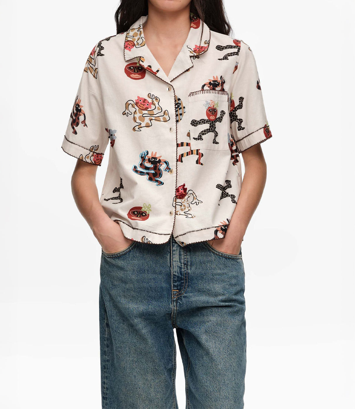 בימבה אי לולה חולצה קצרה לנשים