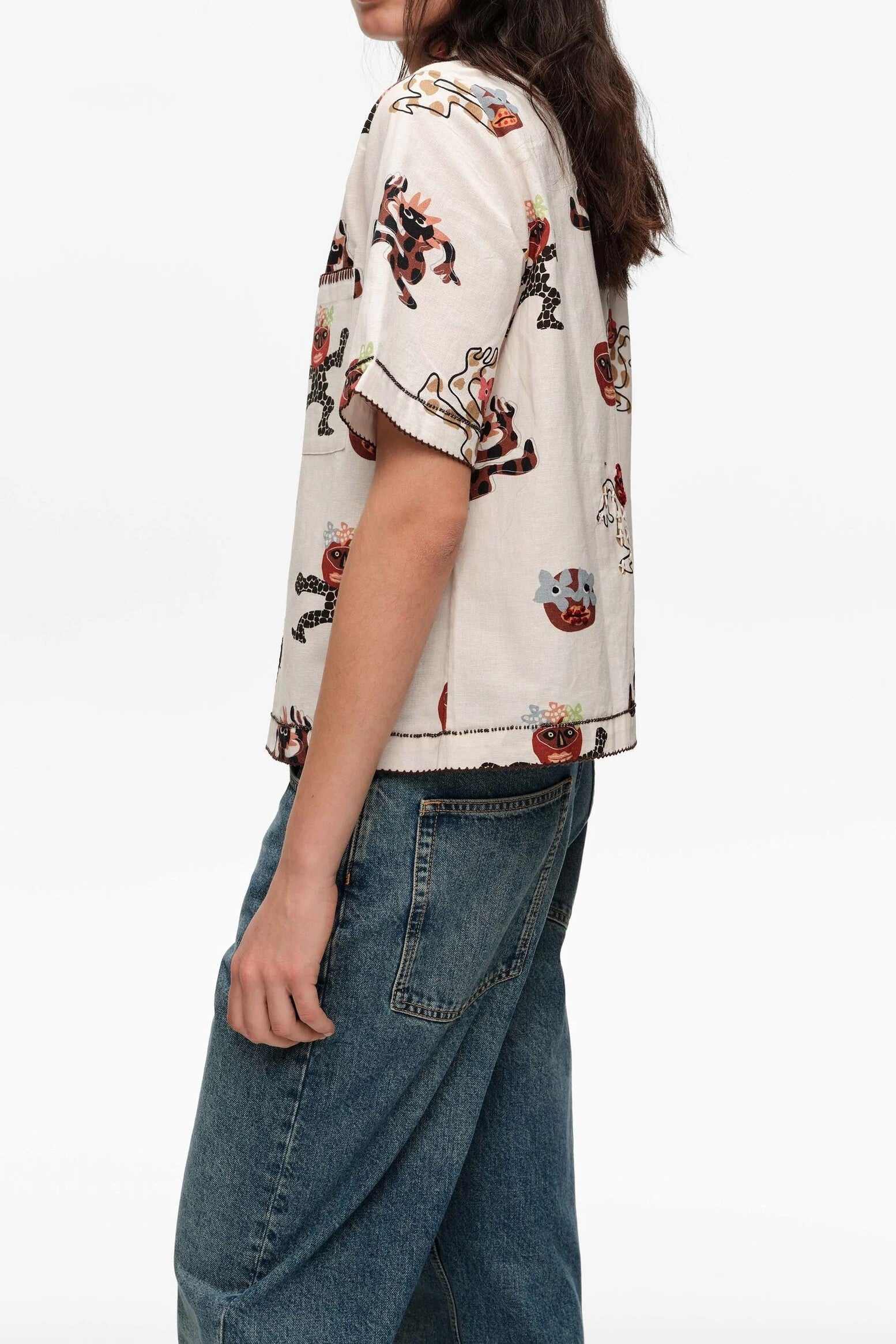 בימבה אי לולה חולצה קצרה לנשים