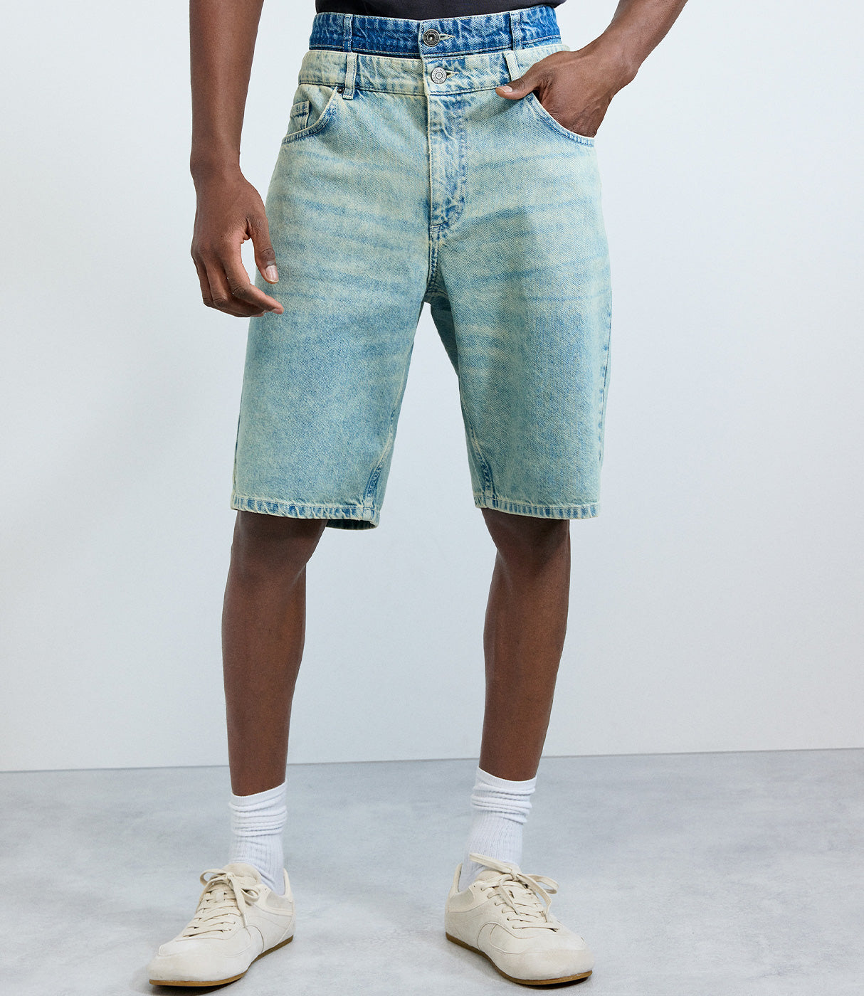 דיזיגואל ג'ינס ברמודה לגברים