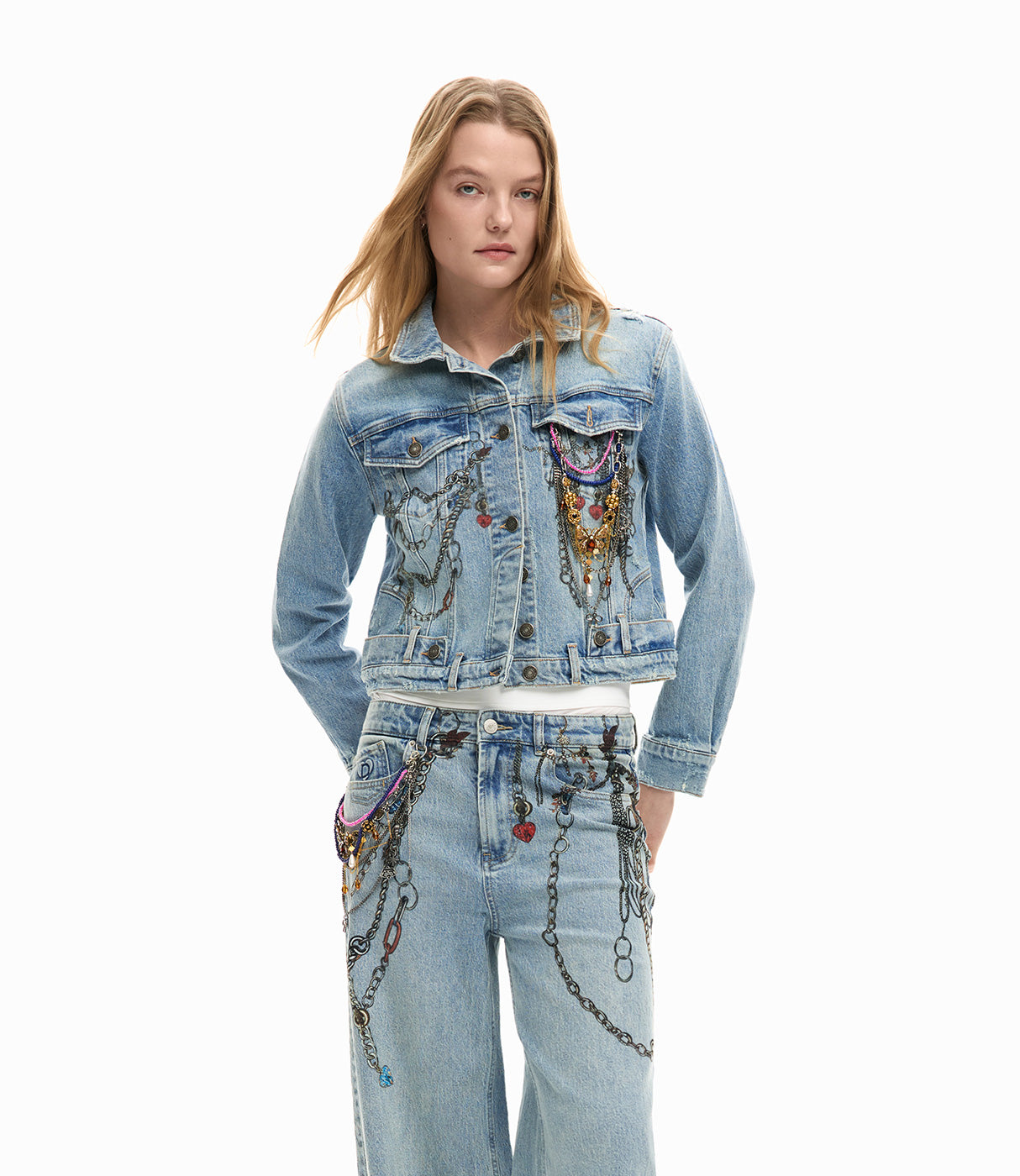 דזיגואל ג'קט ג'ינס לנשים