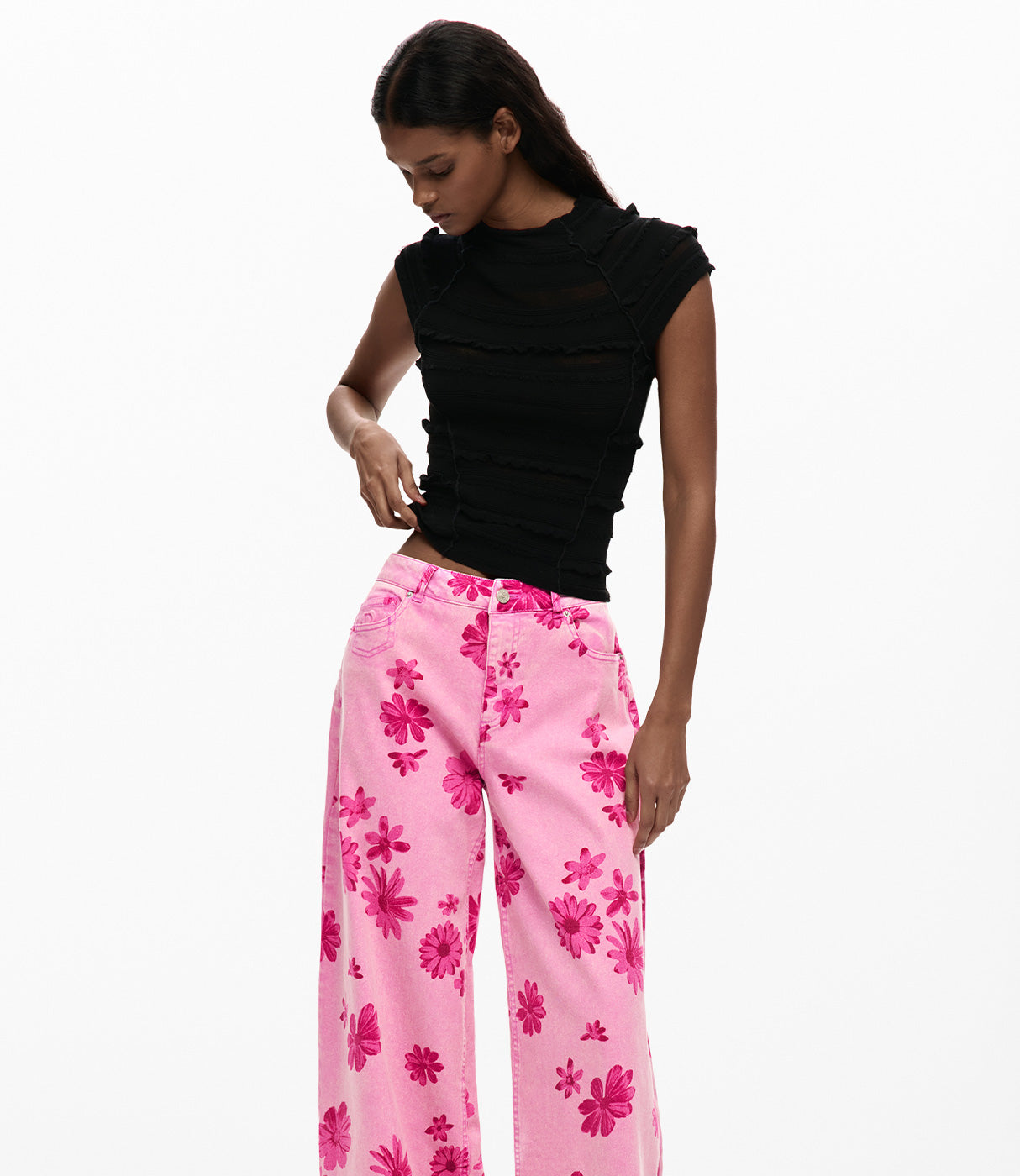 דזיגואל חולצה קצרה לנשים