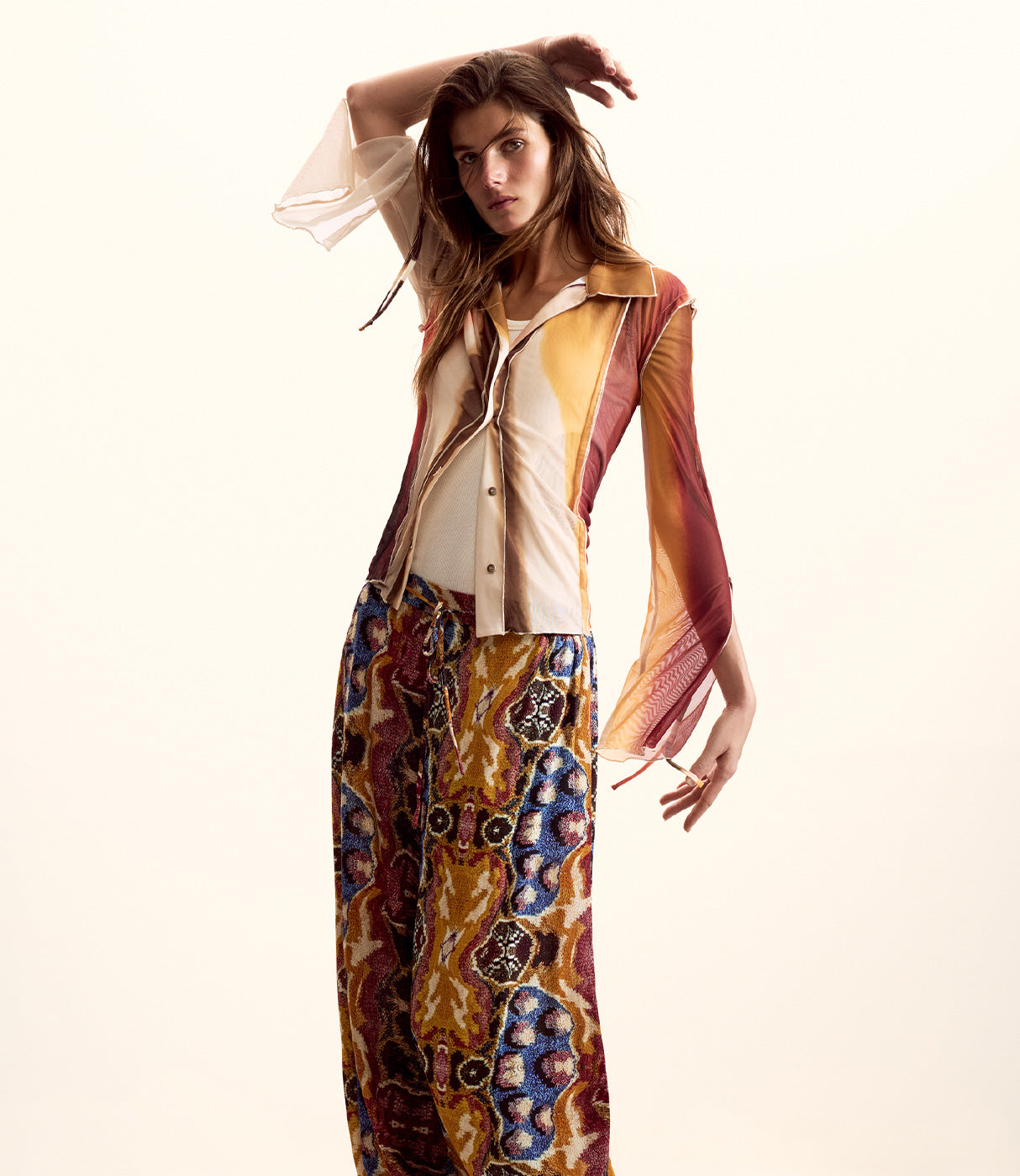 דזיגואל חולצה מכופתרת לנשים