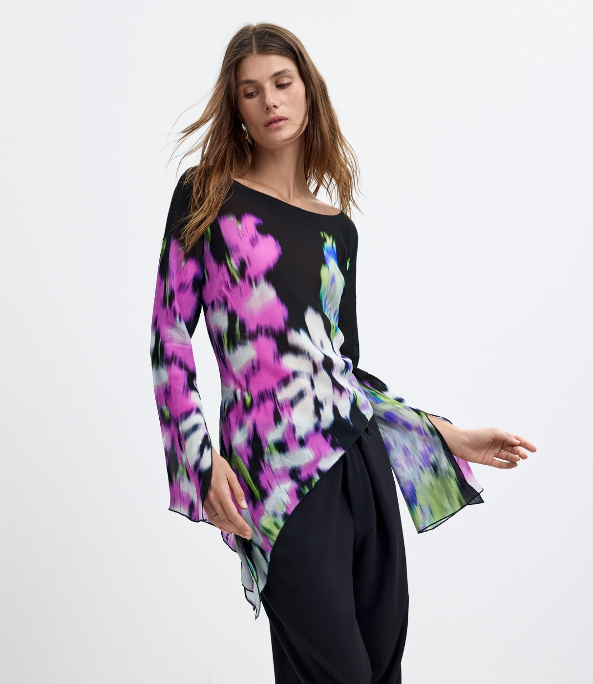 דזיגואל חולצה ארוכה לנשים