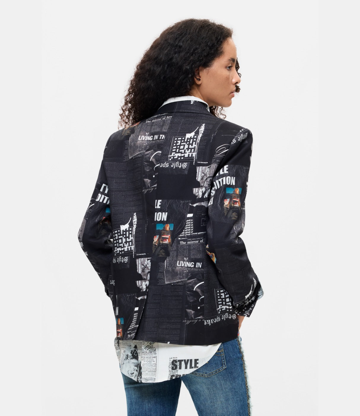 דזיגואל בלייזר לנשים - שחור